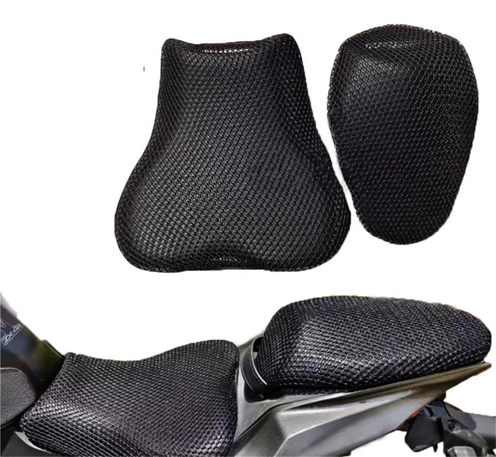 Amazon | オートバイシートクッションカバー 防水 通気性 メッシュ